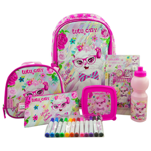 ست 25 در 1 کوله پشتی 46 سانتی Promotion Items 25 in 1 - LuLu Caty